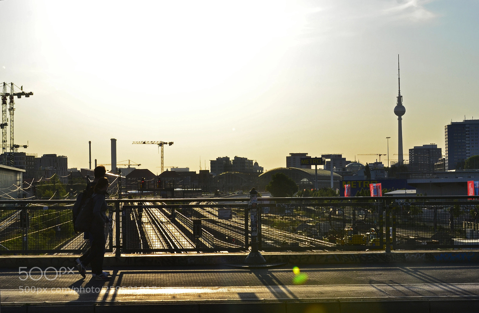 Nikon D3100 sample photo. Sonnenuntergang berlin photography