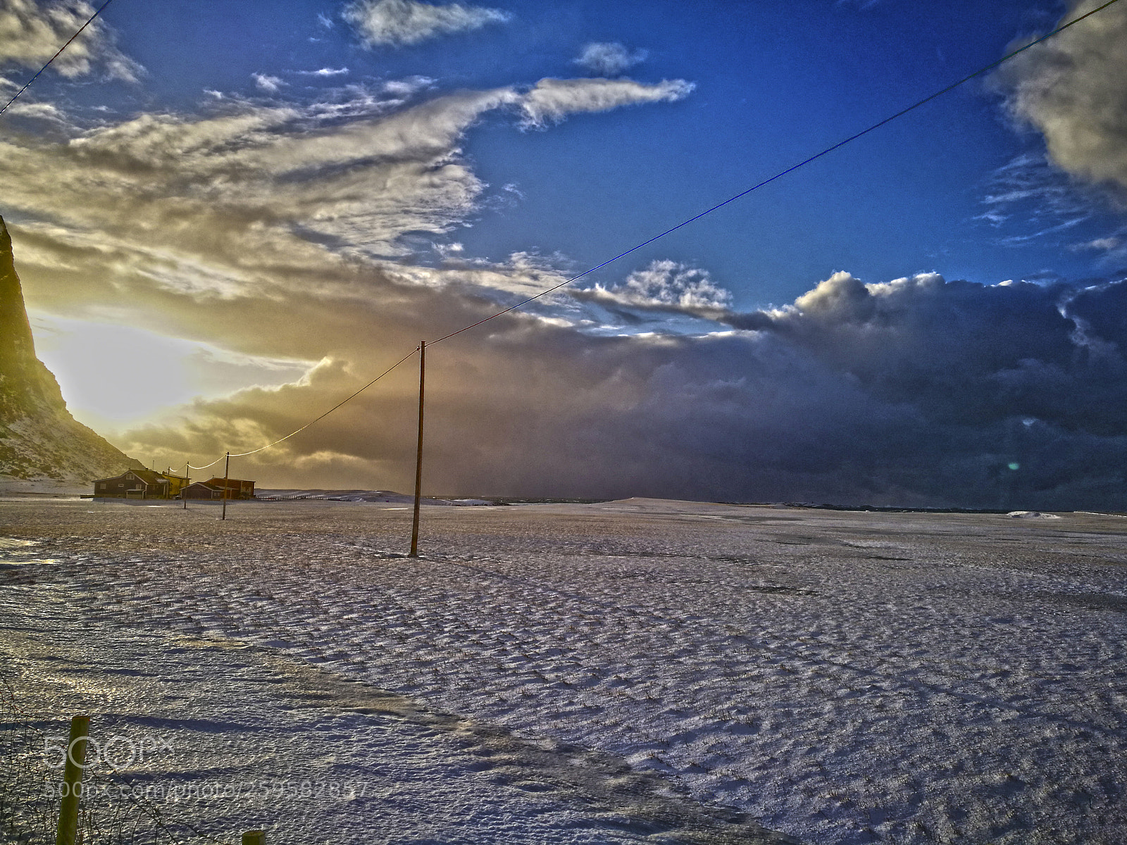 HUAWEI P9 sample photo. Snow desert photography