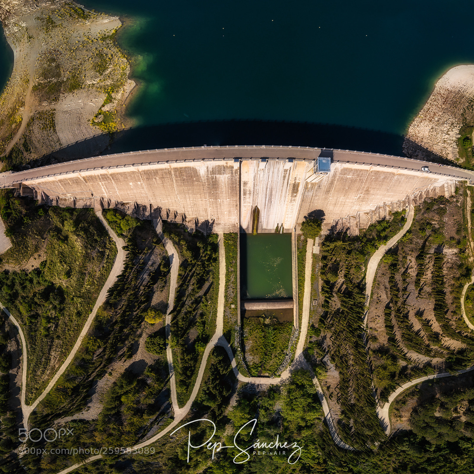 DJI FC220 sample photo. Siurana swamp photography