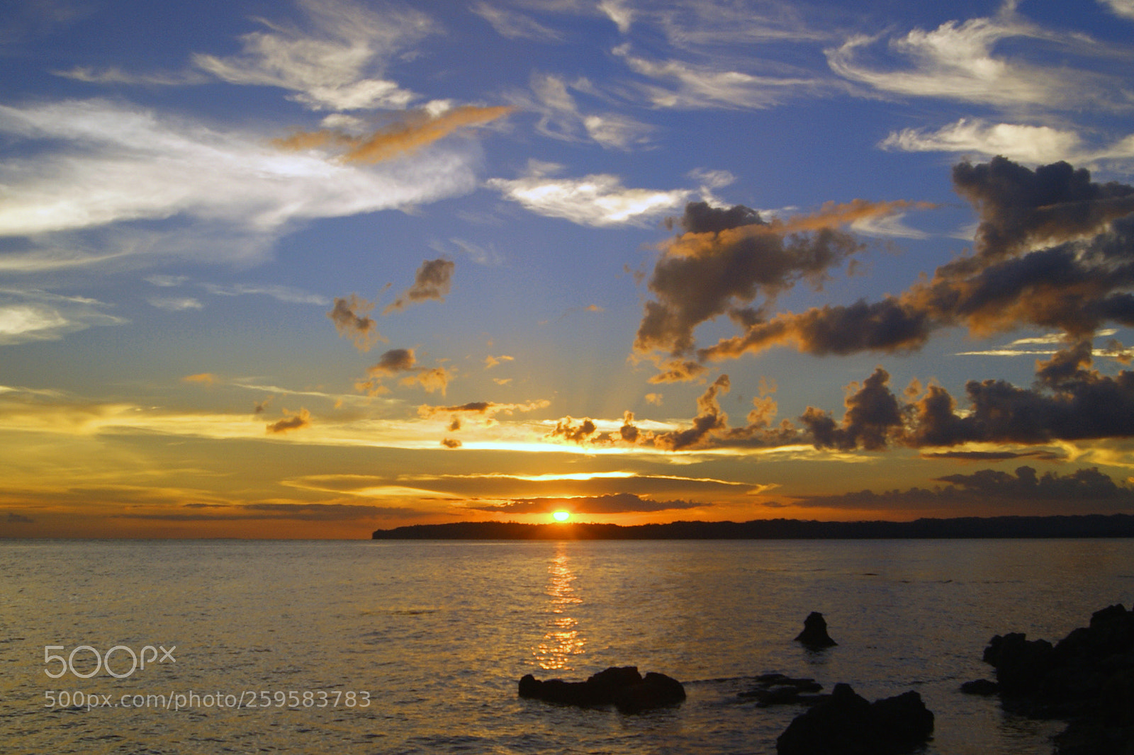 Sony Alpha DSLR-A390 sample photo. Sunset in donsol, philippines photography