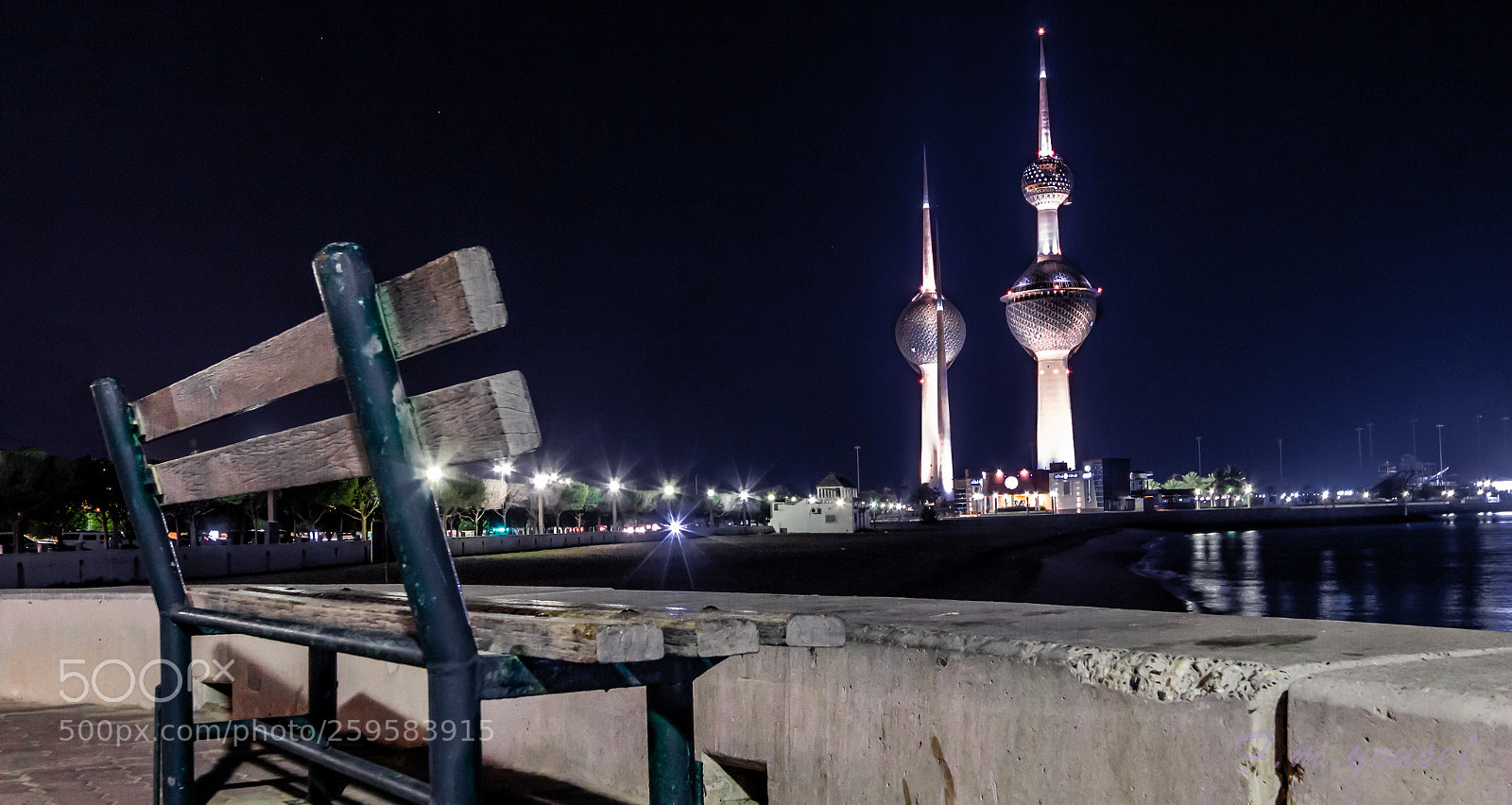 Canon EOS 600D (Rebel EOS T3i / EOS Kiss X5) sample photo. Kuwait night veaw photography