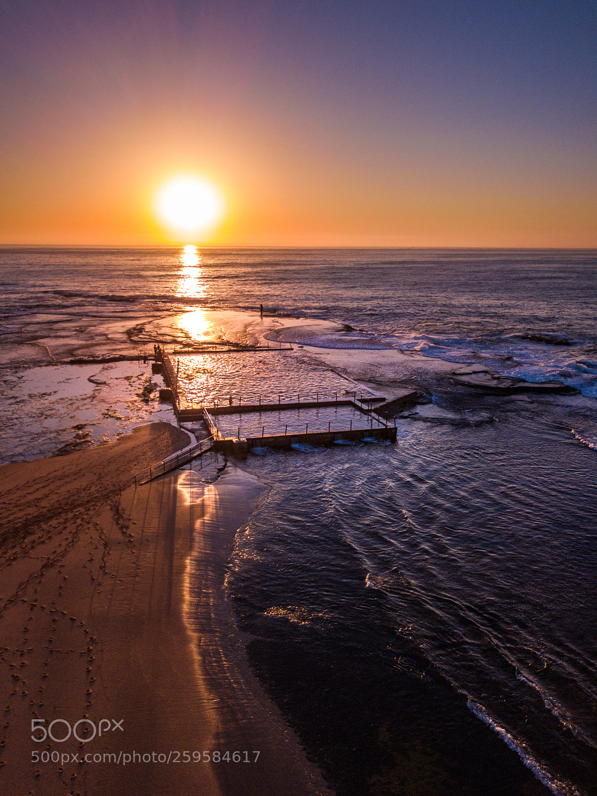 DJI FC220 sample photo. Mona vale sunrise photography