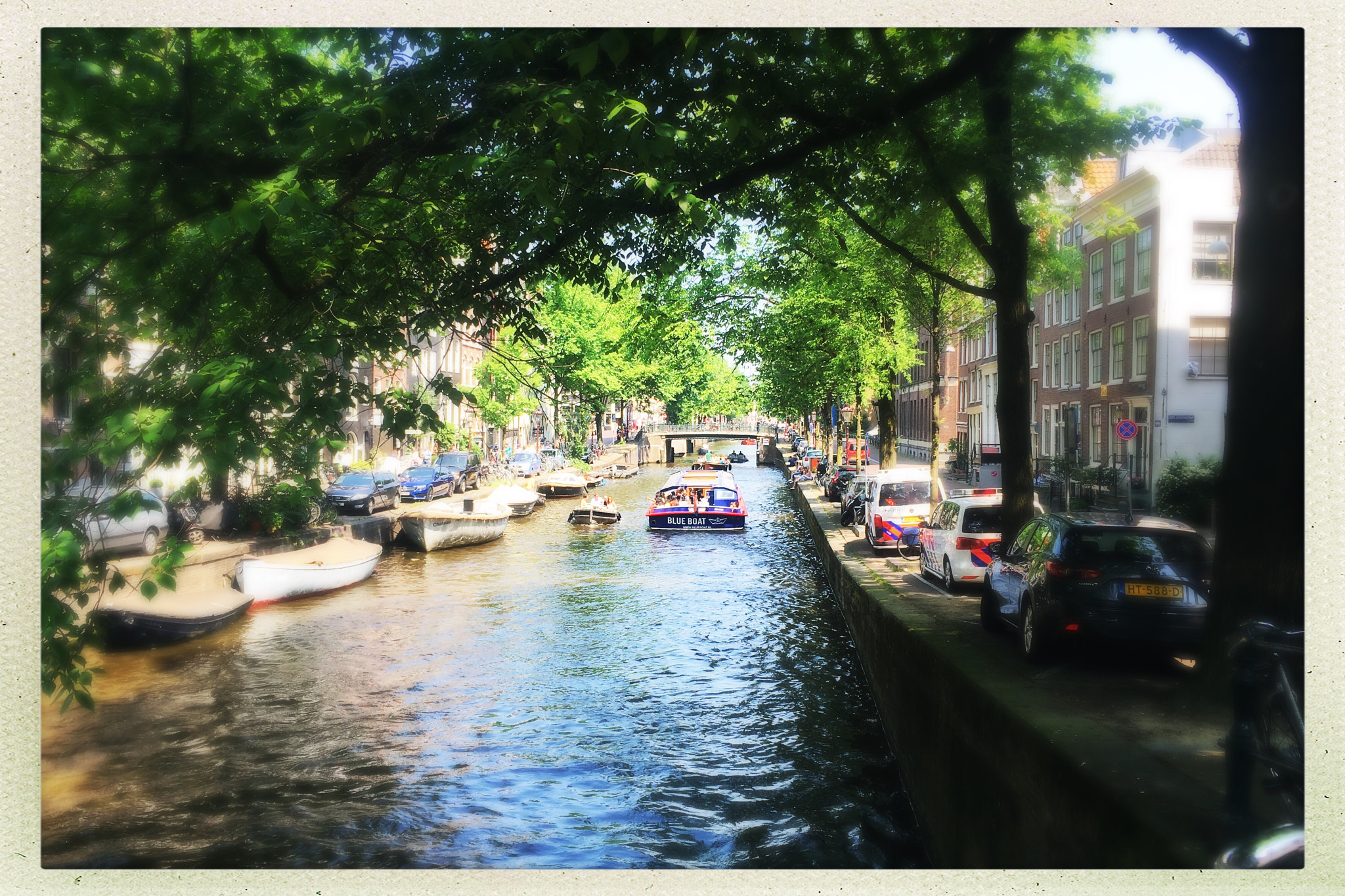 Hipstamatic 344 sample photo. Amsterdam canals photography