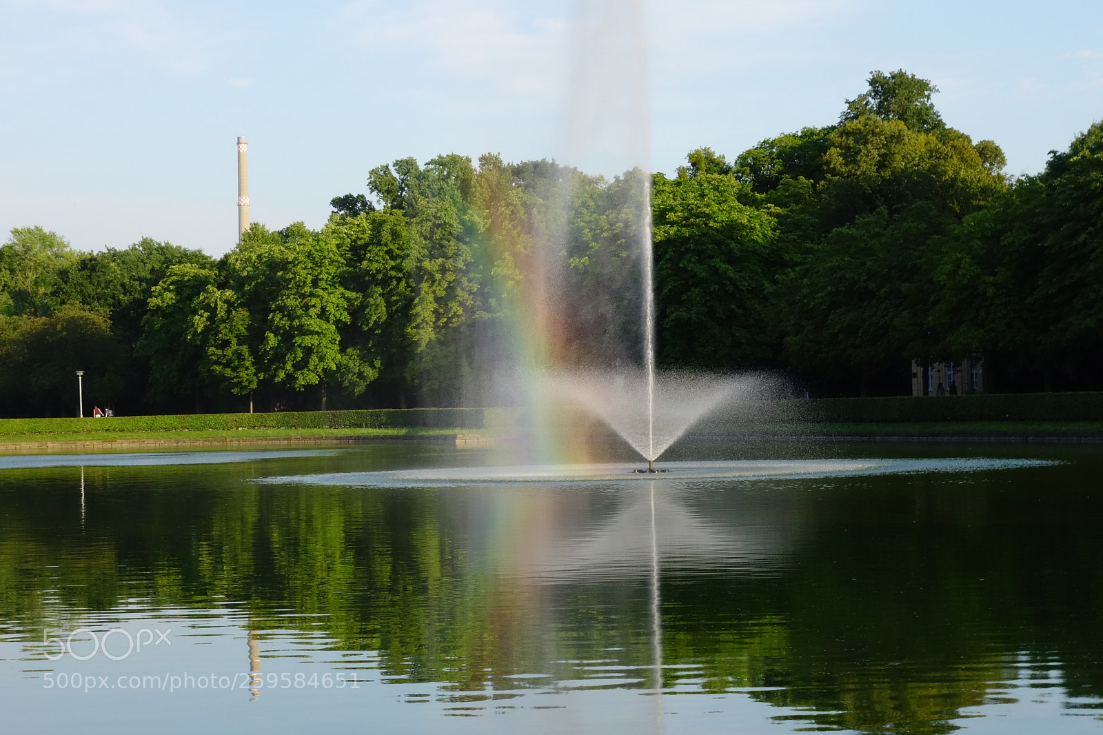 Sony Cyber-shot DSC-RX100 II sample photo. Rainbow fountain photography