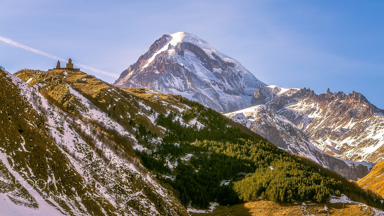 Sony a6000 sample photo. Kazbek mountain photography