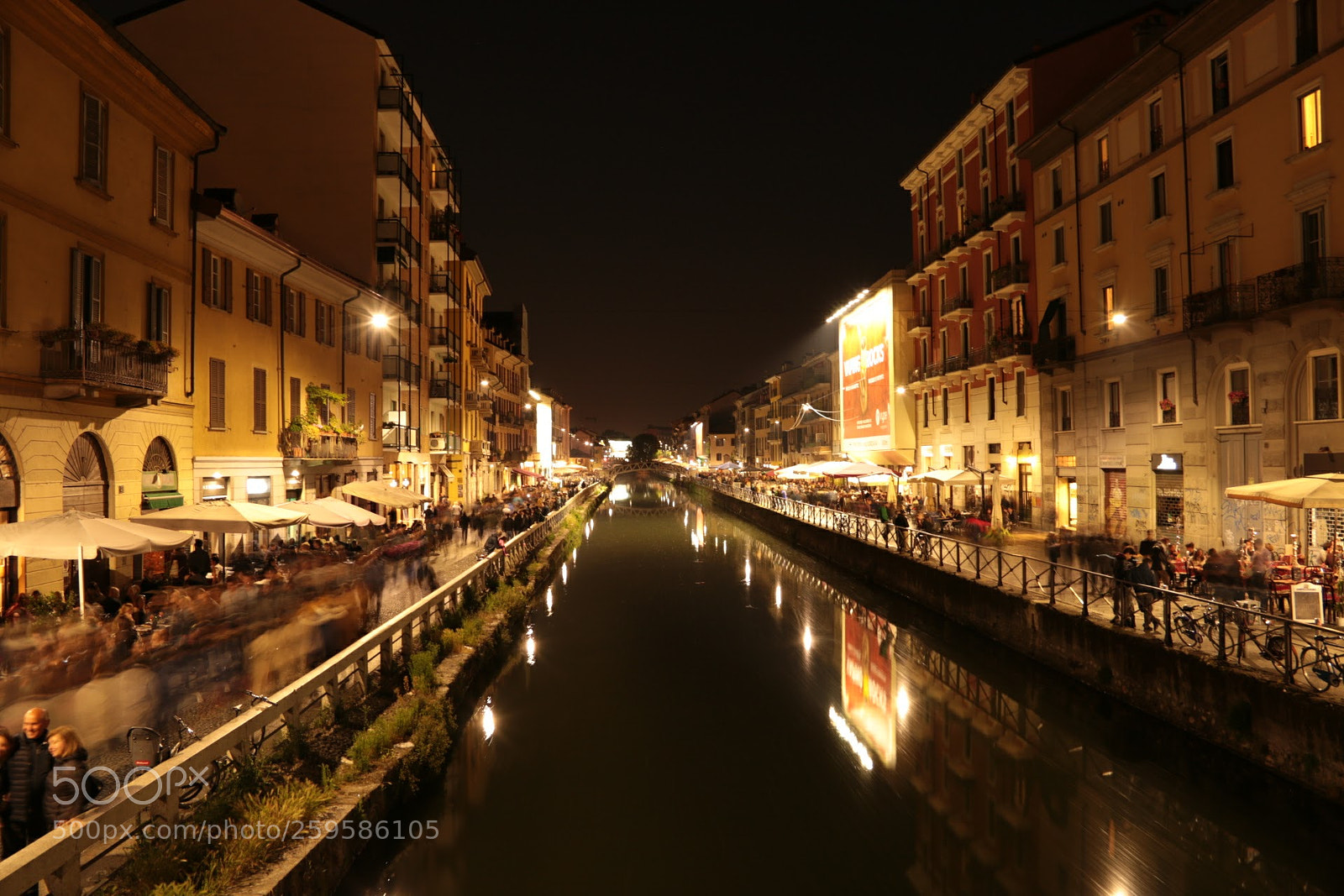Canon EF-S 18-135mm F3.5-5.6 IS sample photo. Canale grande milano photography