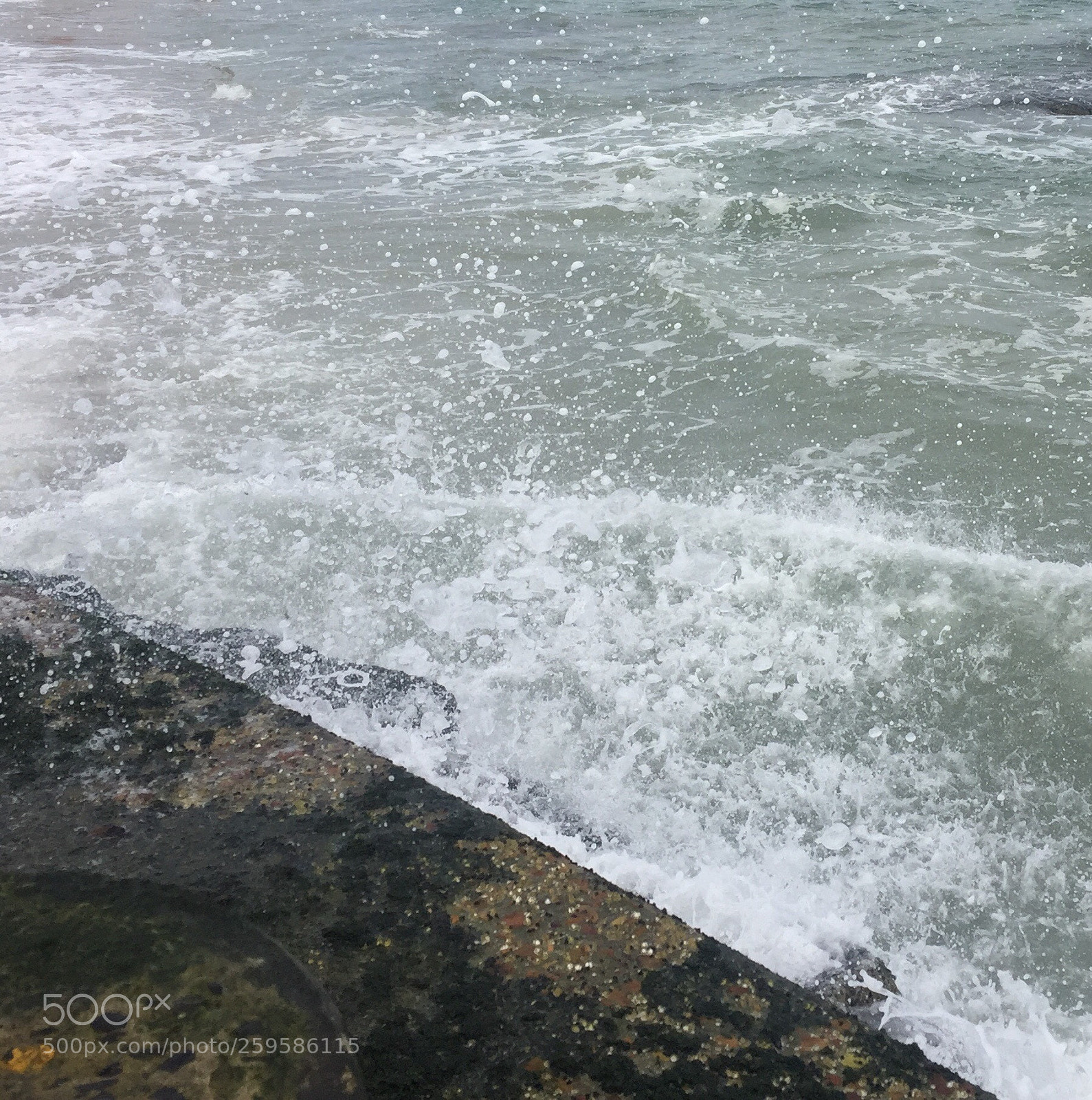 Apple iPhone 6 sample photo. Sea spray photography