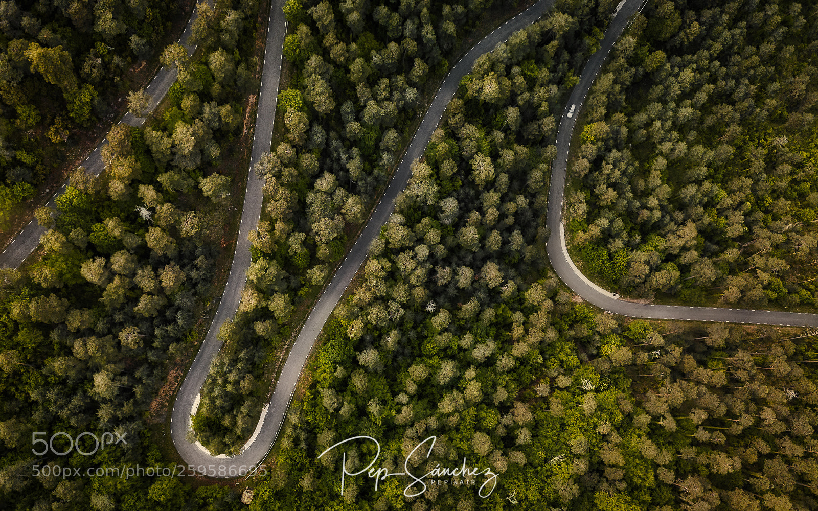 DJI FC220 sample photo. Lost highway photography