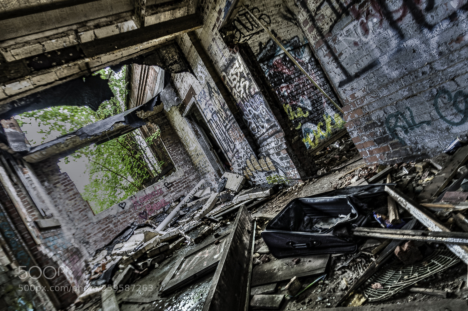 Nikon D5000 sample photo. Solvay coke factory photography