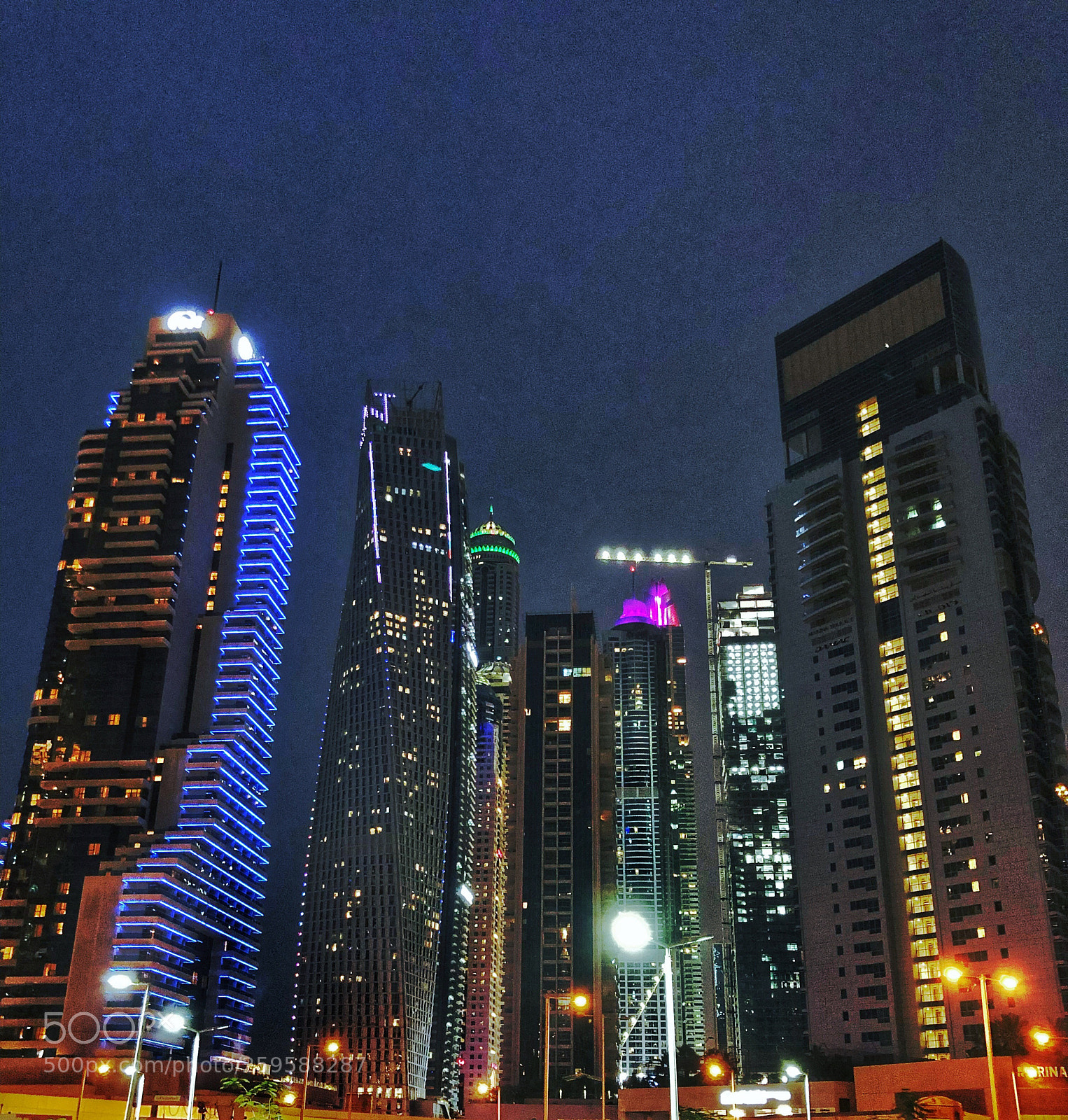 Apple iPhone X sample photo. Dubai marina photography