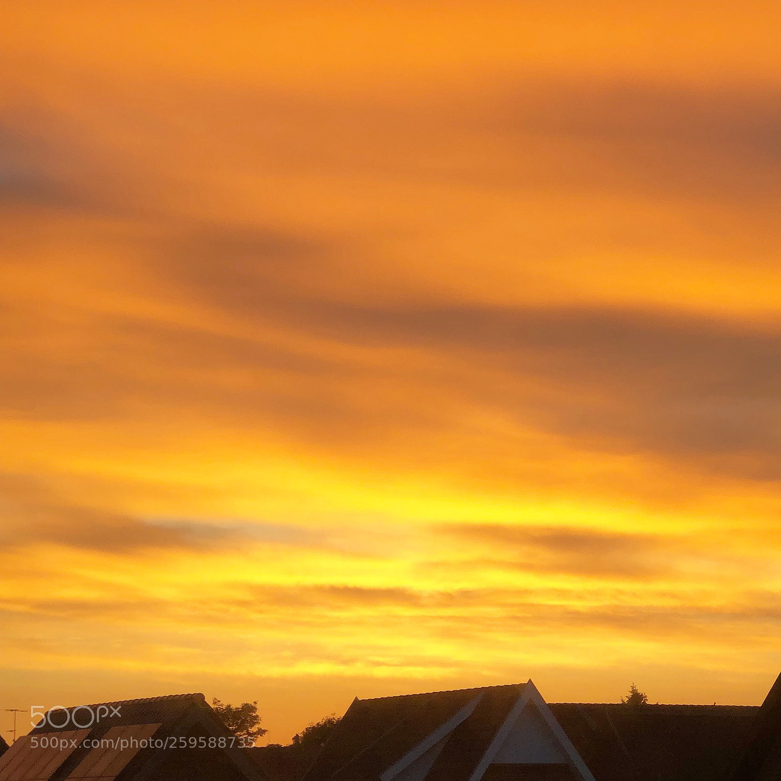 Apple iPhone 8 Plus sample photo. Sunset herning denmark photography