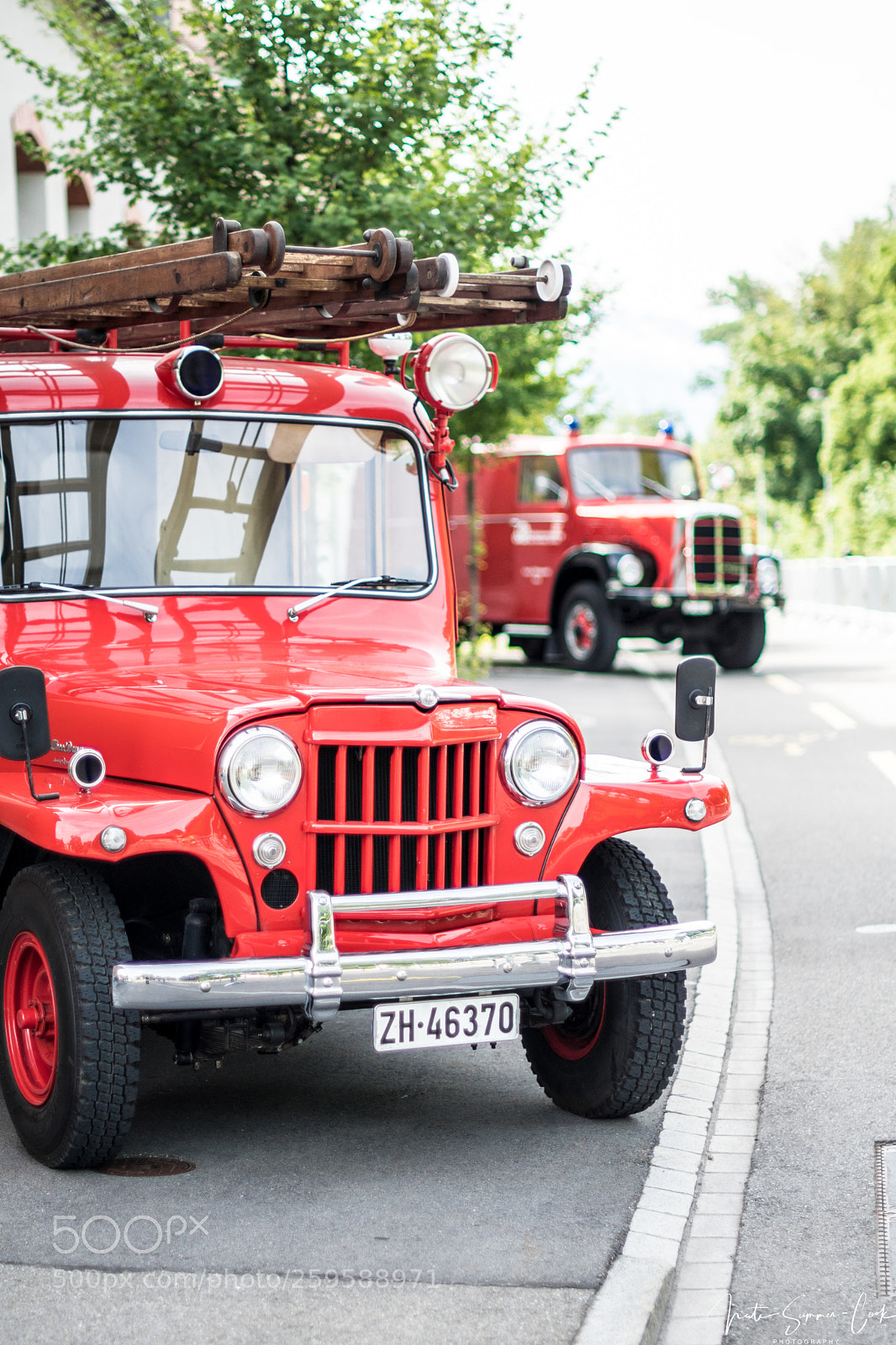 Nikon D500 sample photo. Firefighters oldtimer photography