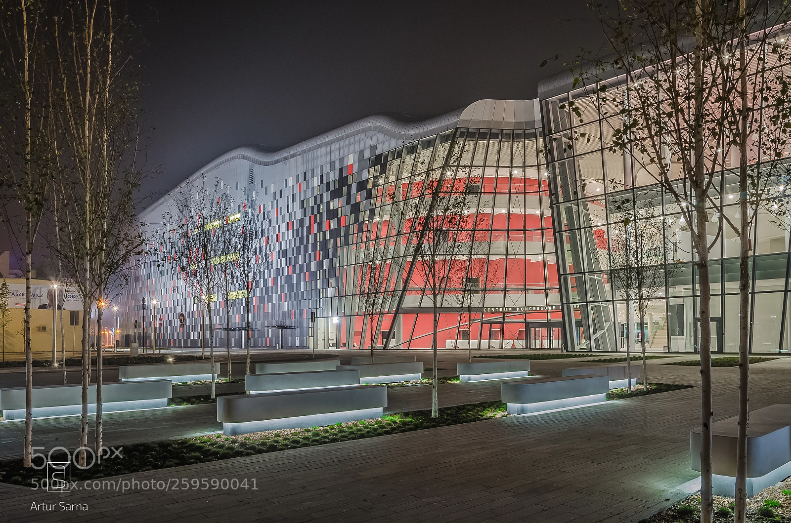Nikon D5100 sample photo. Centrum kongresowe ice w photography