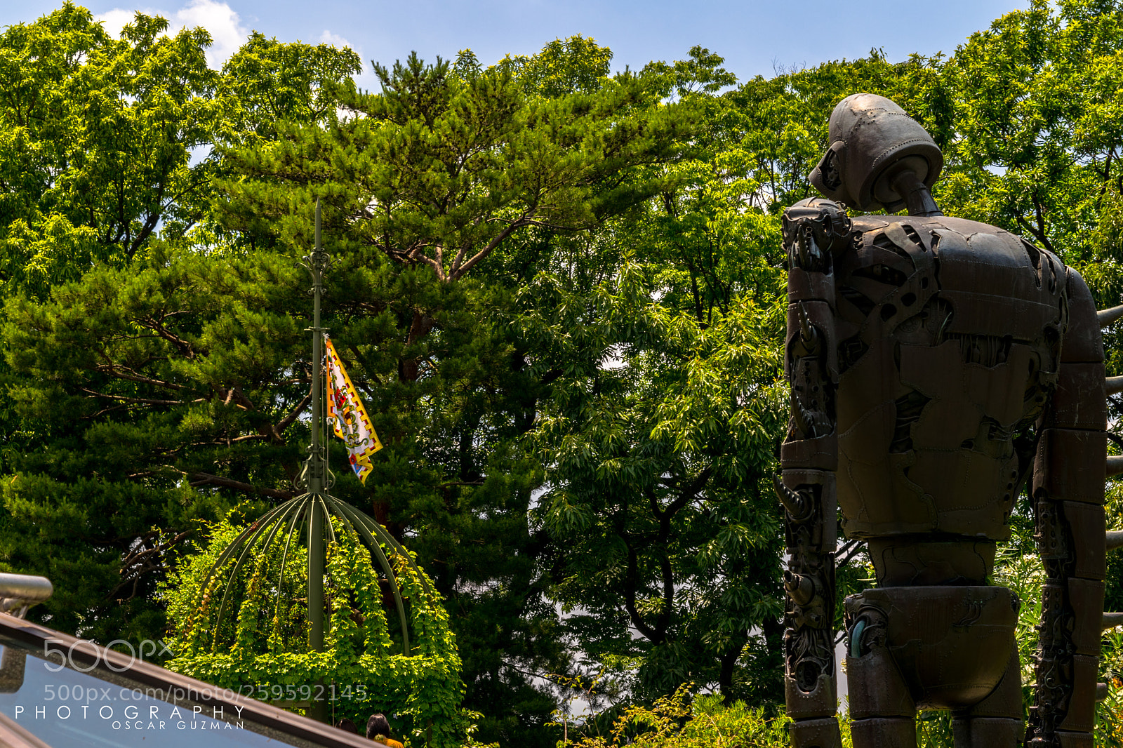 Nikon D3300 sample photo. Robot soldier castle in photography