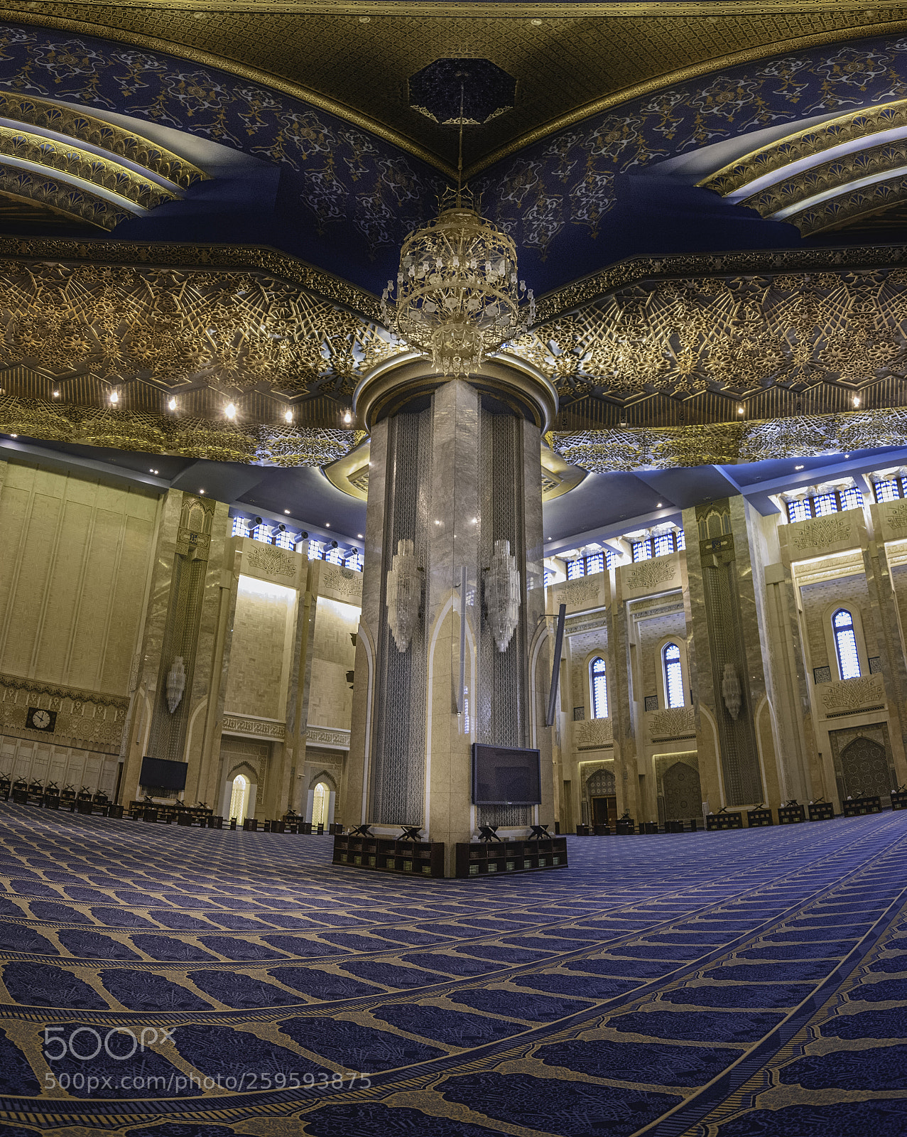 Nikon D810 sample photo. The grand mosque interior photography