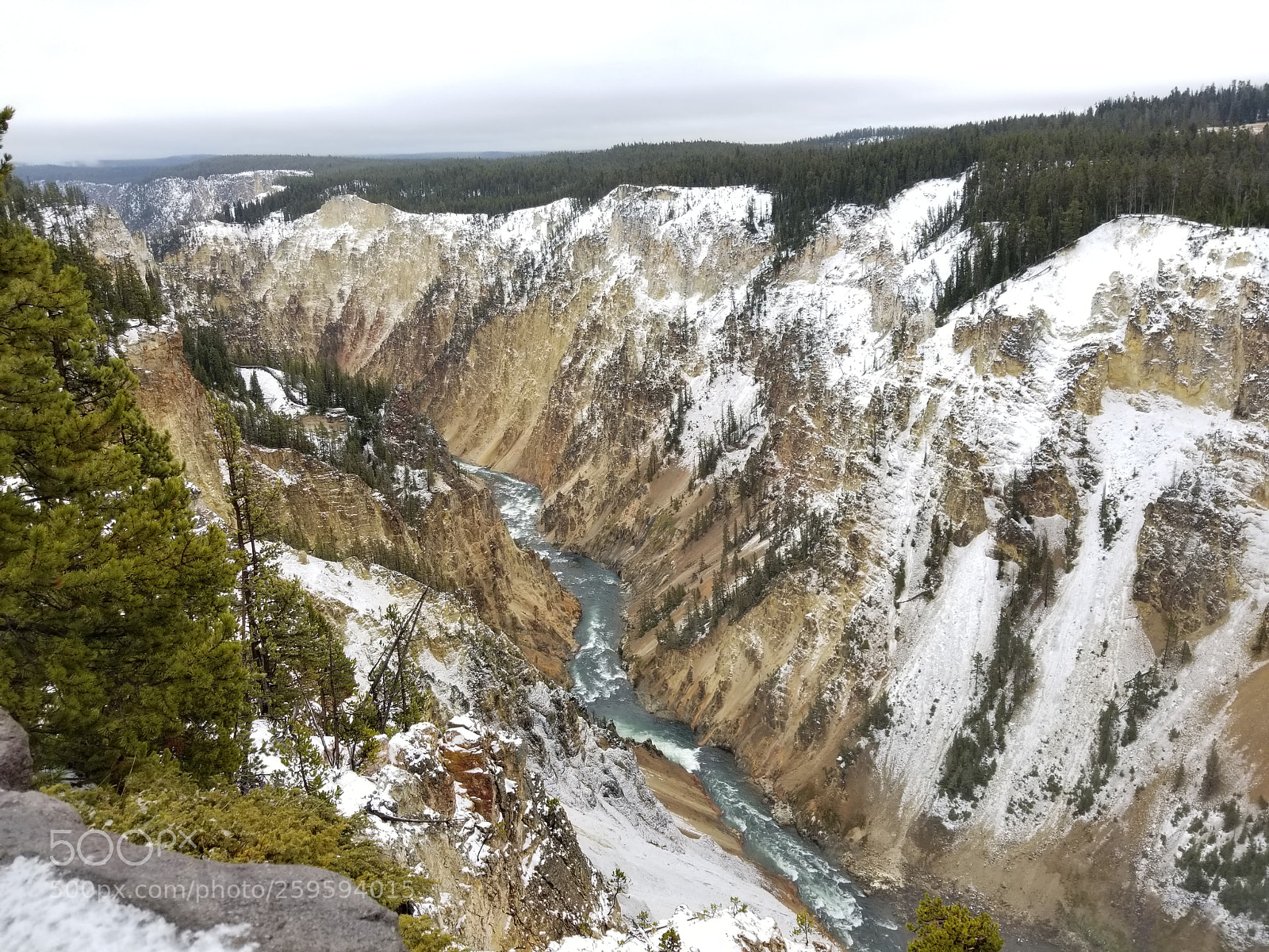 Samsung Galaxy S8+ sample photo. Yellowstone canyon photography