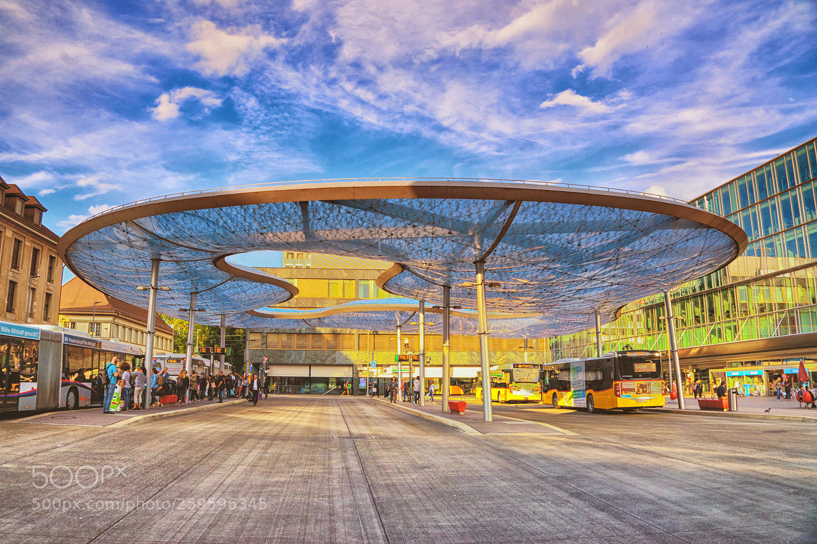 Sony a7 II sample photo. Bahnhofplatz aarau photography