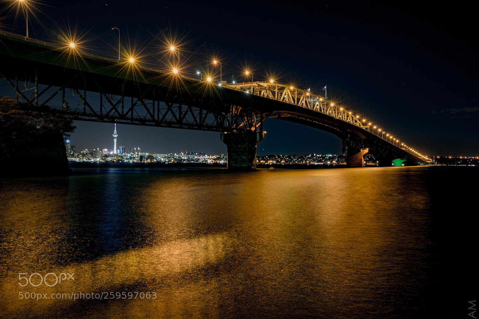 Sony a7 II sample photo. Auckland harbour bridge photography