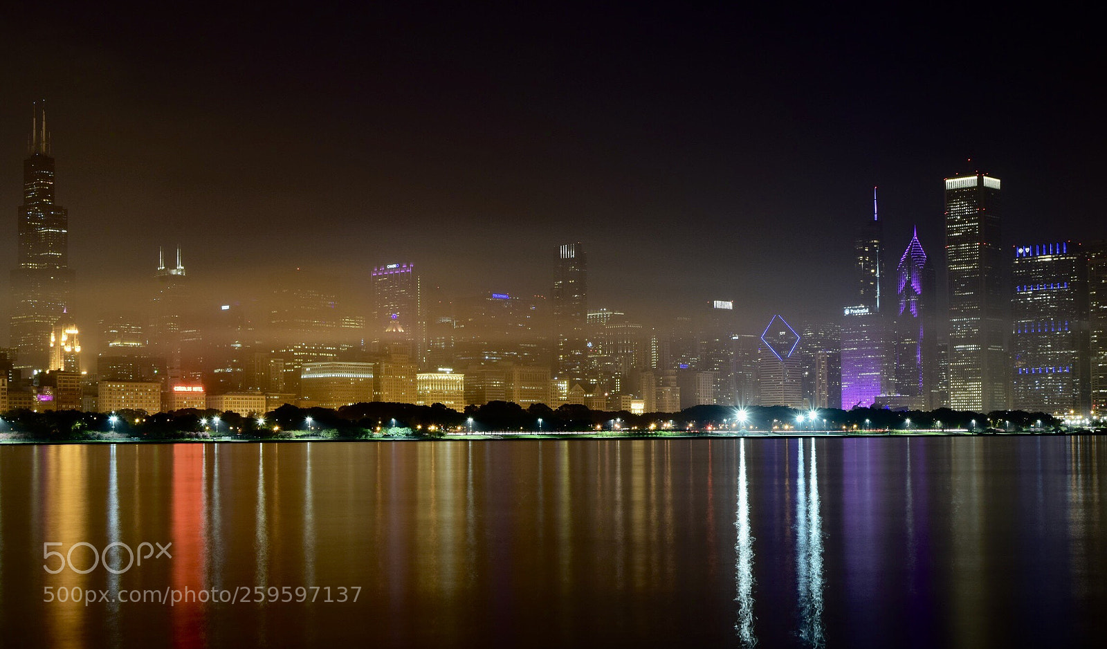 Nikon D5300 sample photo. Cloudy evening in chicago photography