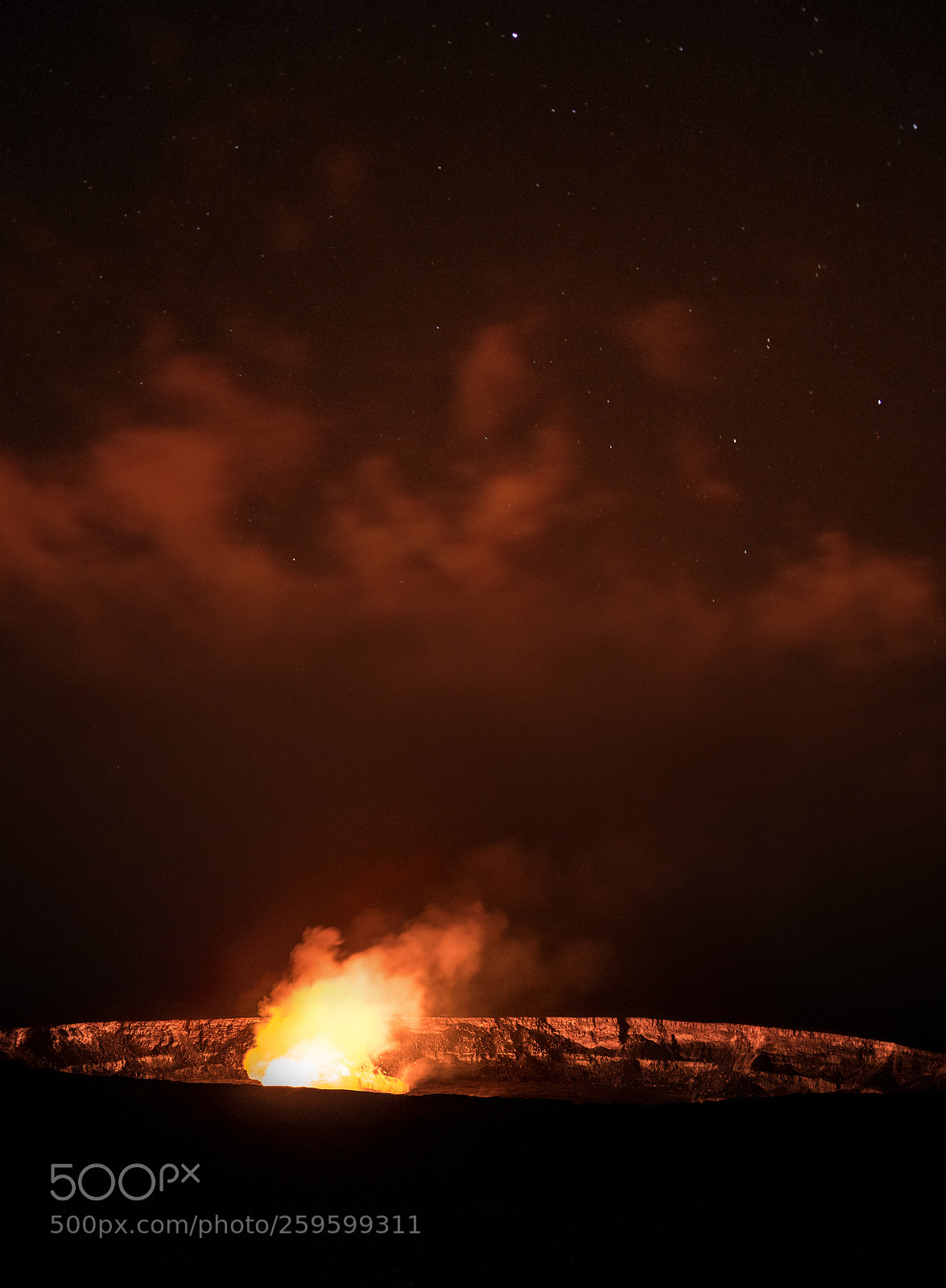 Pentax K-70 sample photo. Kilauea stars photography