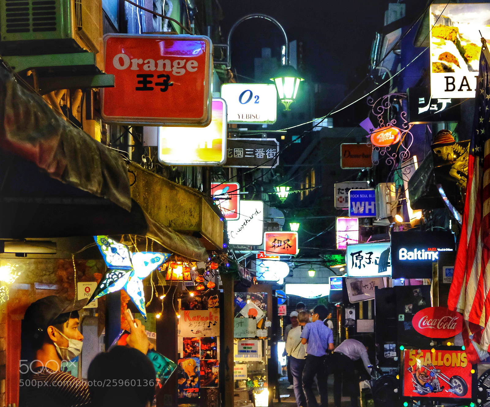 Fujifilm X-T20 sample photo. Golden gai by night photography