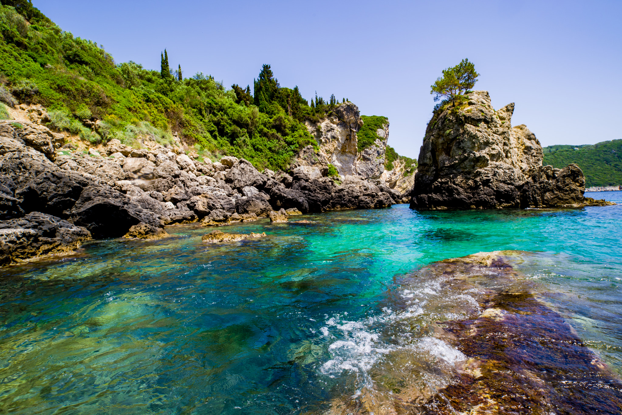 Pentax K-1 Mark II sample photo. La grotto, palaiokastritsa, corfu. photography
