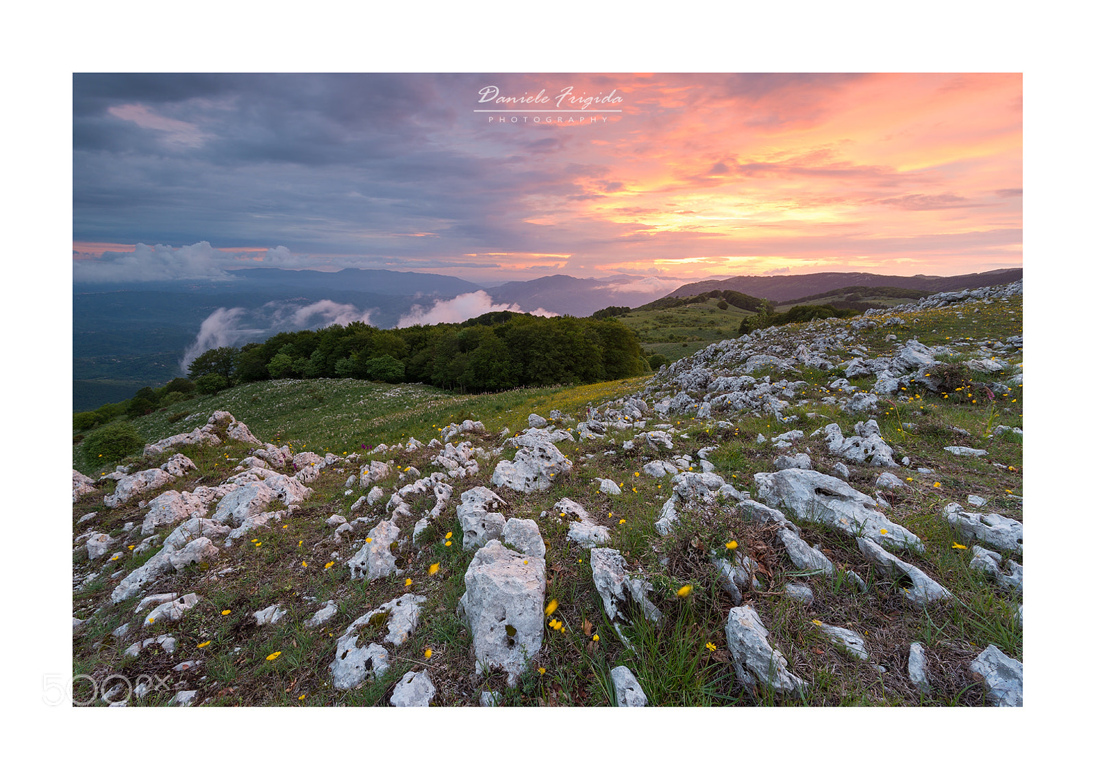 Nikon D610 sample photo. Tramonto a monte livata photography