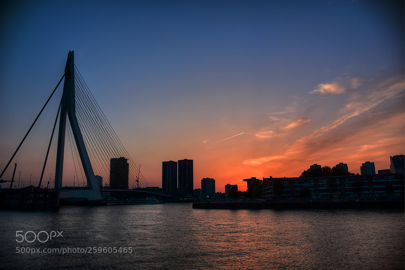 Nikon D7200 sample photo. Rotterdam sunset photography