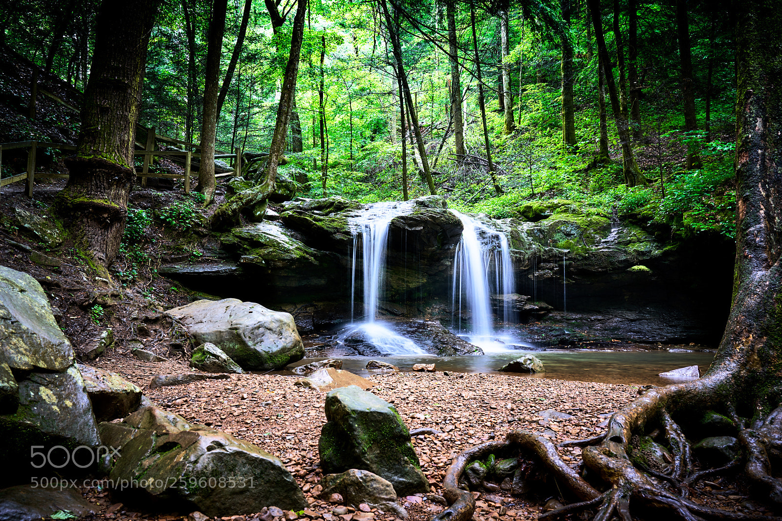 Sony a7R III sample photo. Waterfall photography
