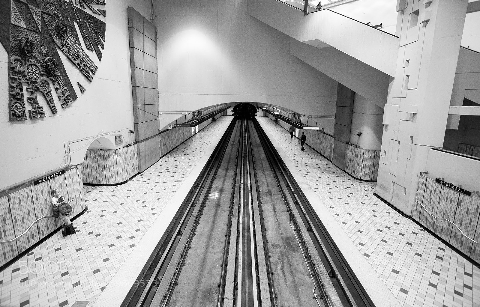 Canon EOS 5D sample photo. Montreal metro  photography
