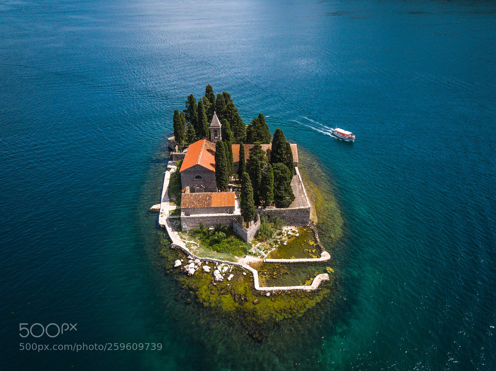 DJI FC220 sample photo. Perast, montenegro photography