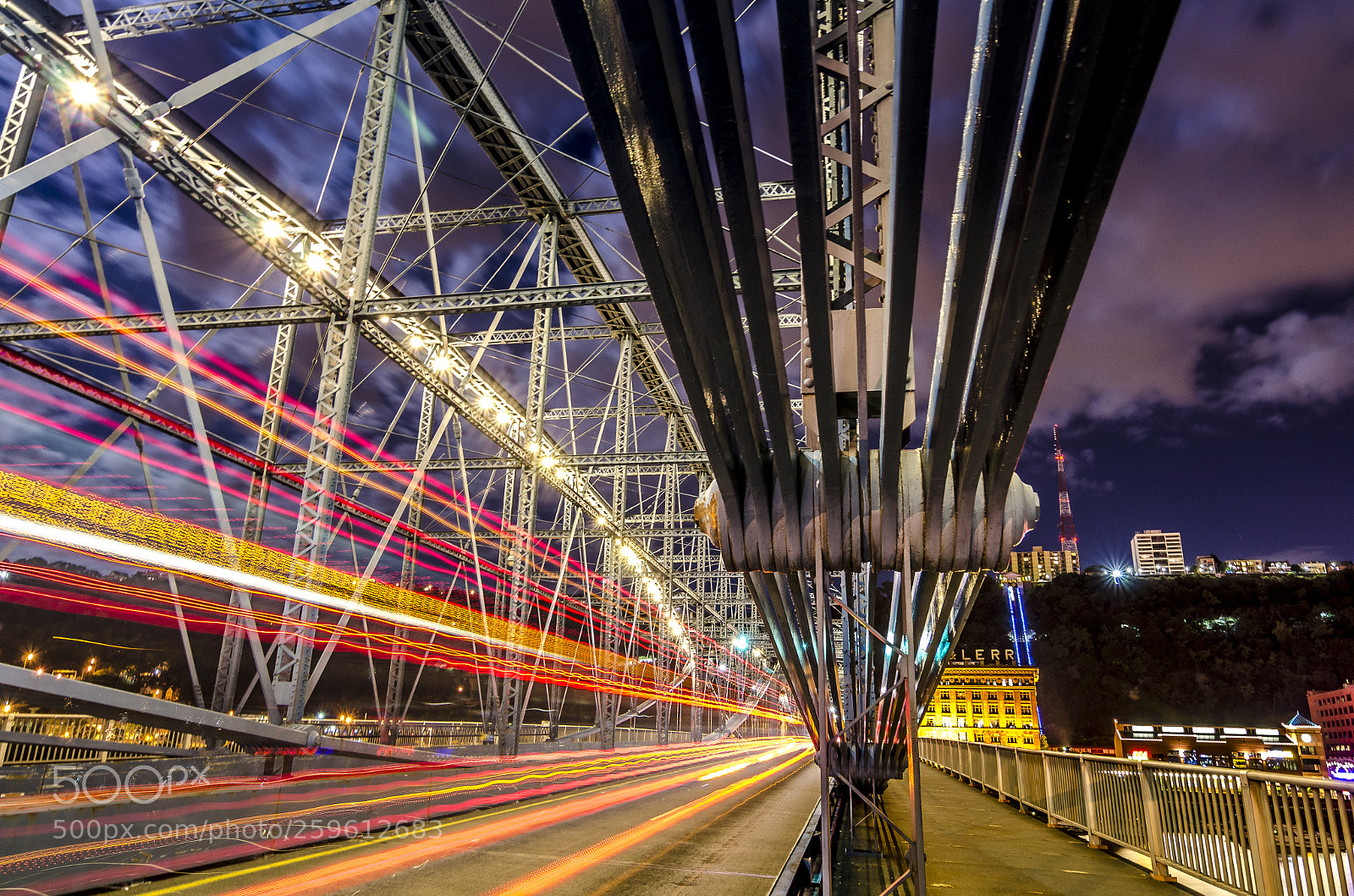 Nikon D7000 sample photo. Pittsburgh bridge photography