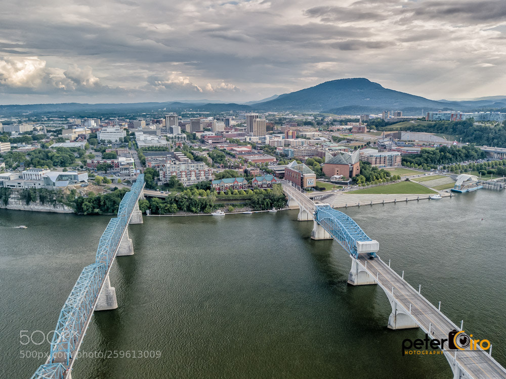 DJI FC220 sample photo. Downtown chattanooga tn photography