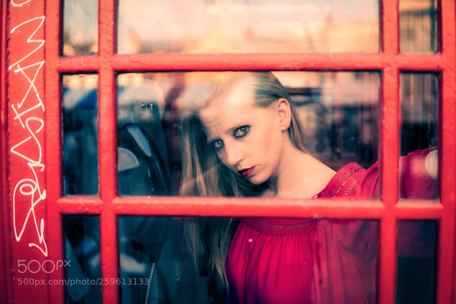 Sony a6300 sample photo. British phone booth  photography