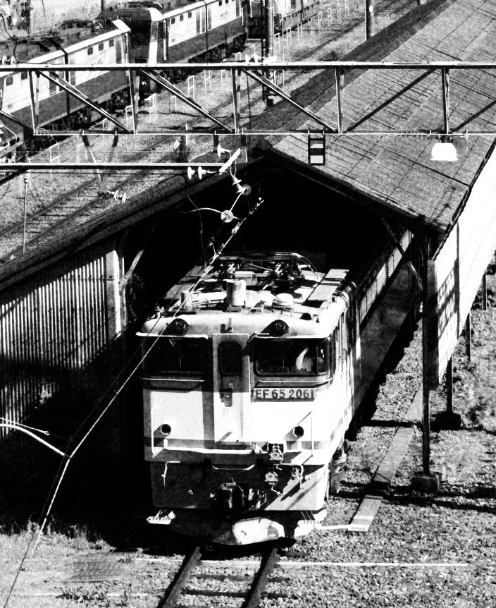 Fujifilm X-A3 sample photo. Freight train photography