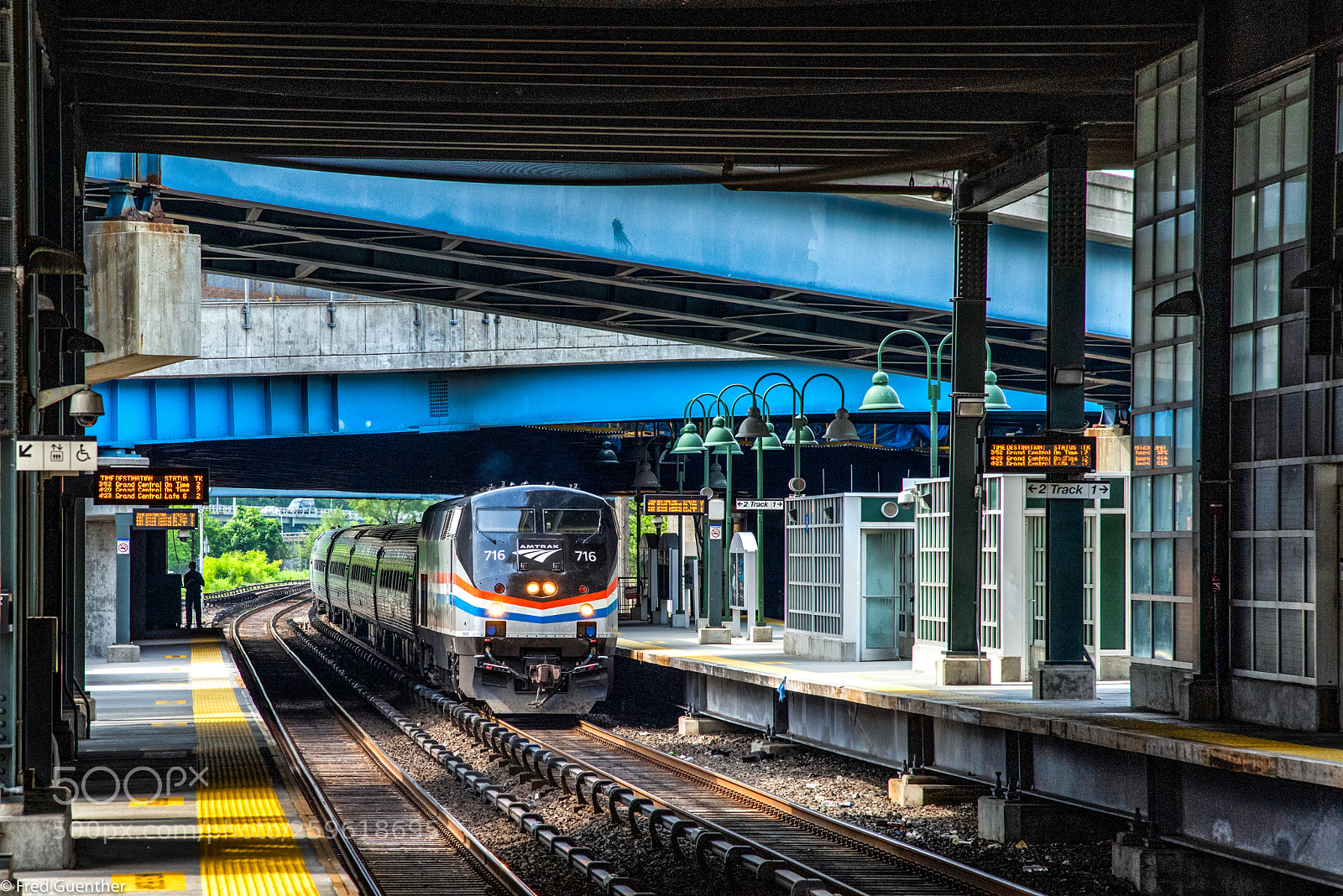 Nikon D810 sample photo. Amtrak empire service at photography