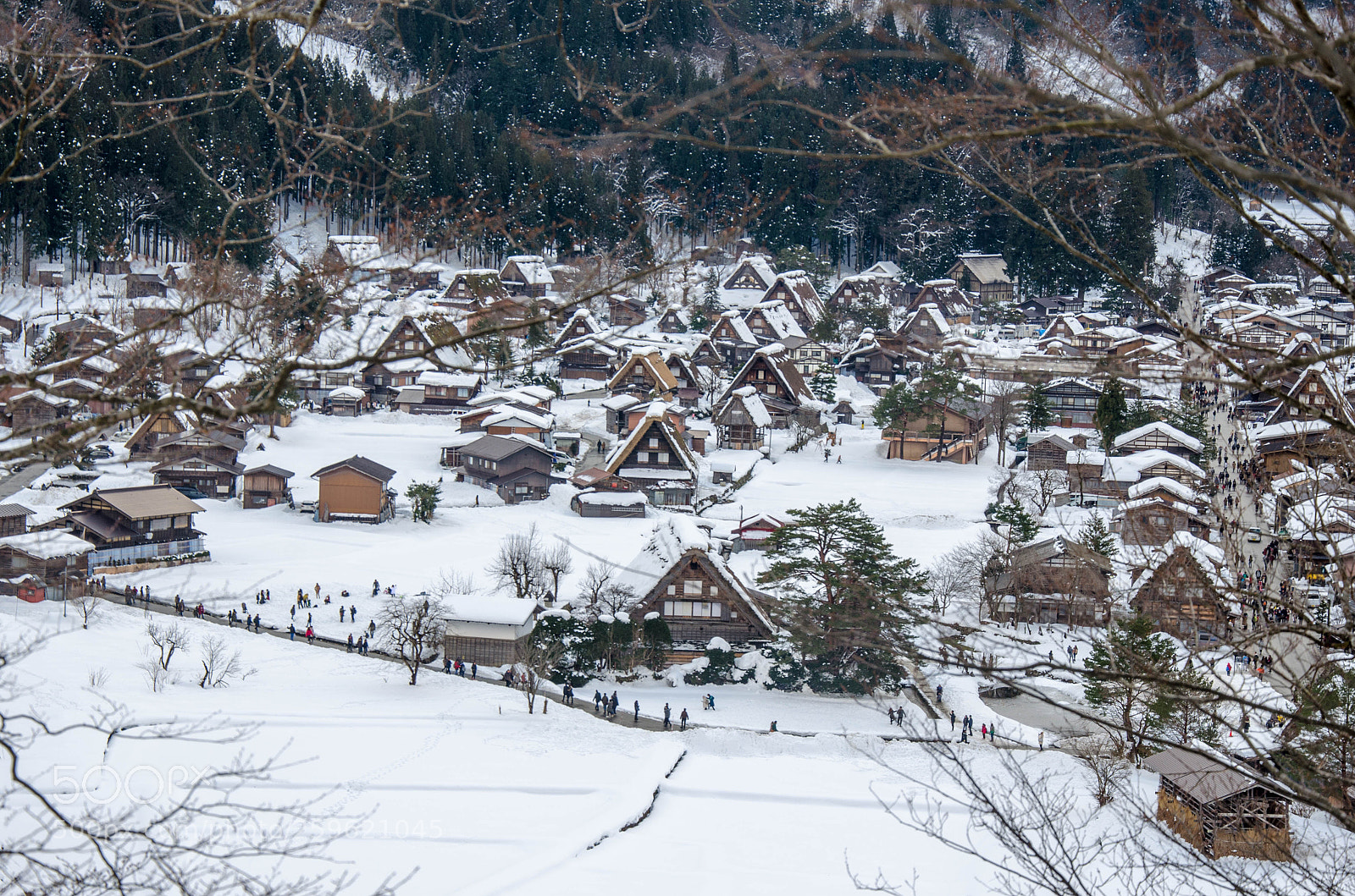Nikon D5100 sample photo. Shirakawa-go village hotel in photography