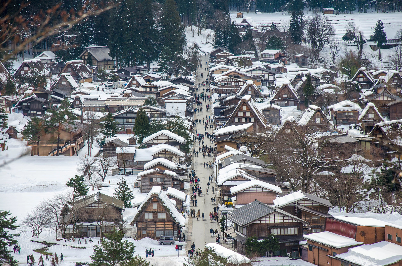 Nikon D5100 sample photo. Shirakawa-go village hotel in photography