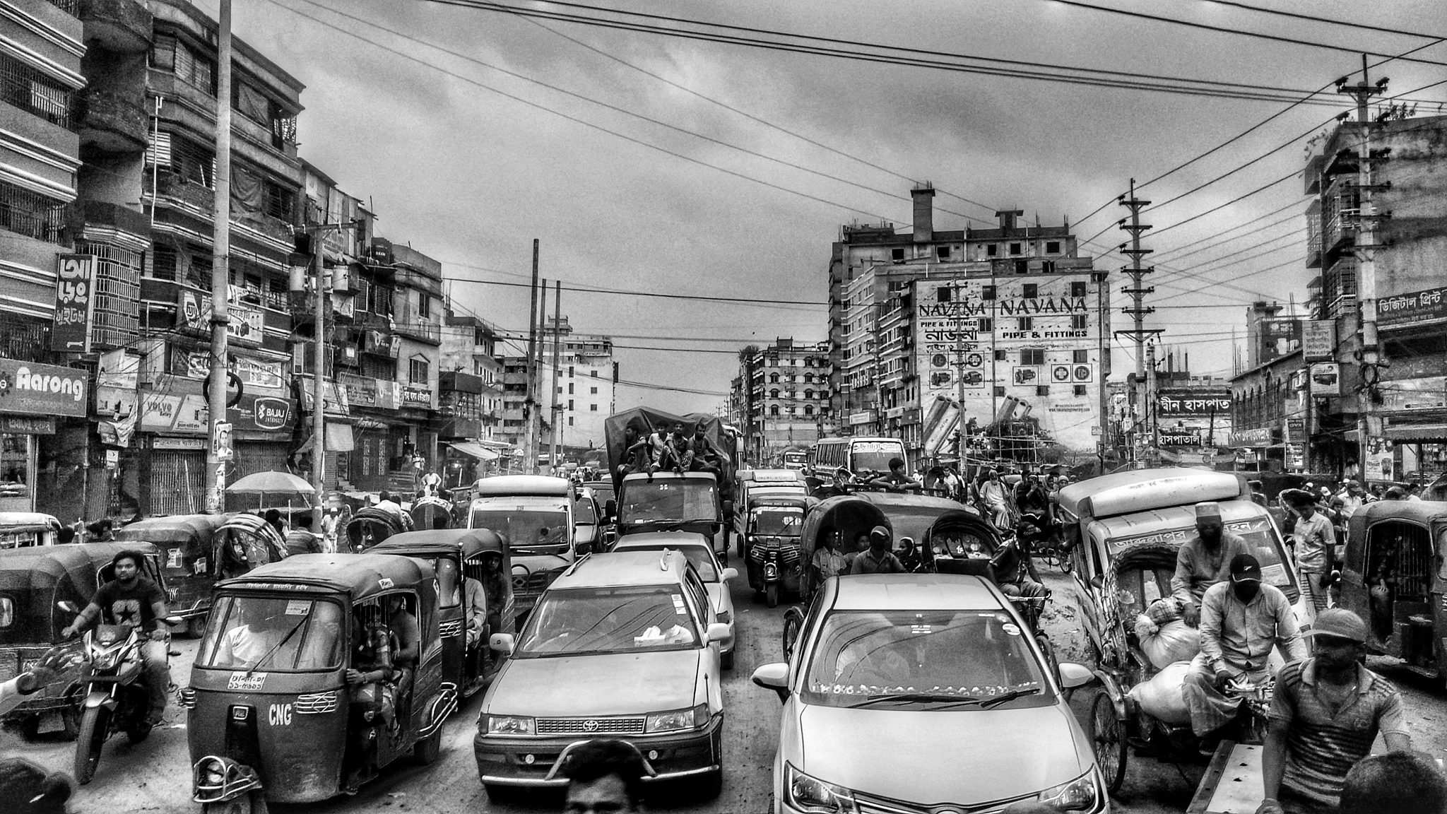 OPPO A1601 sample photo. Stuck road photography