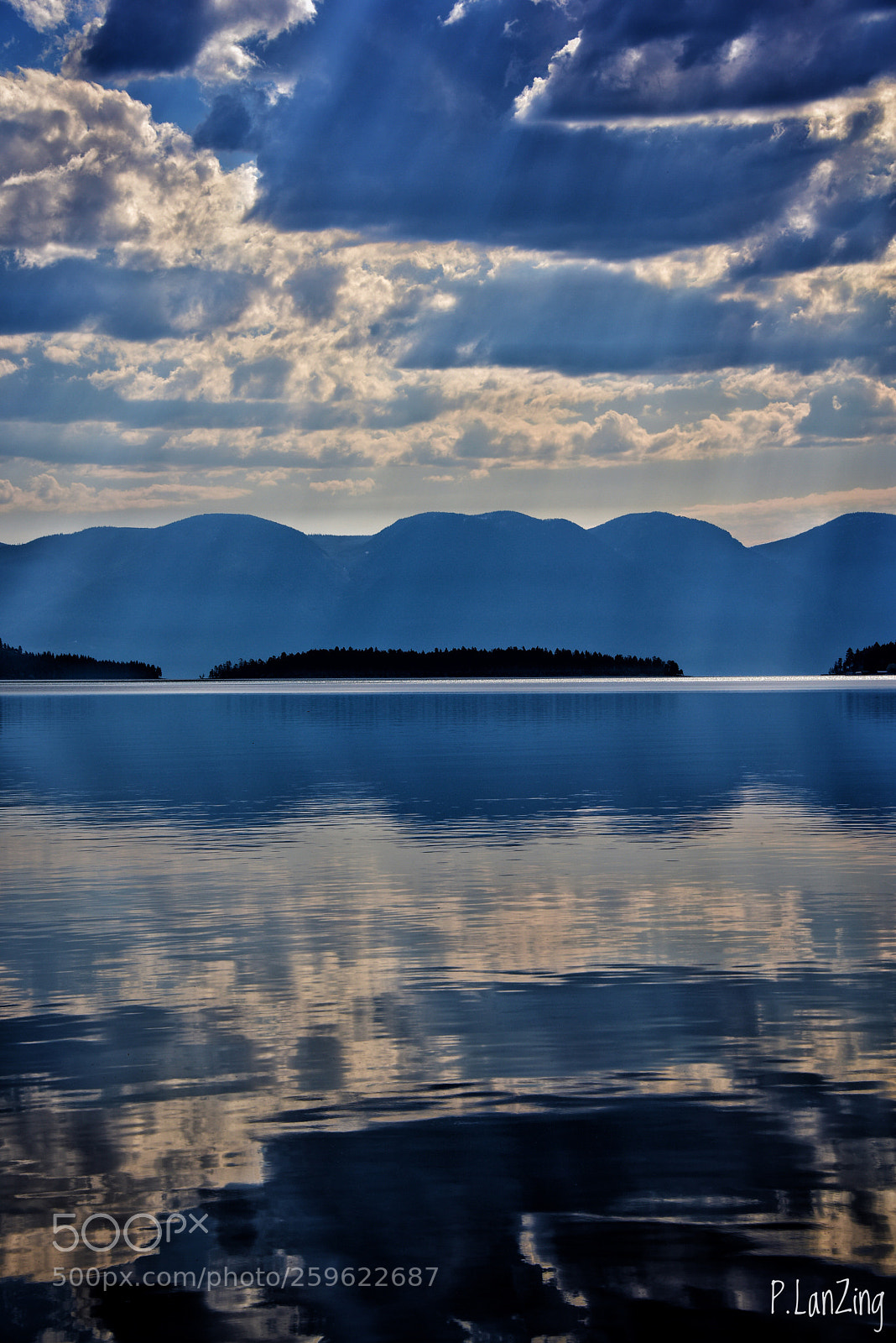 Nikon D810 sample photo. Sunrays: flathead lake, montana photography