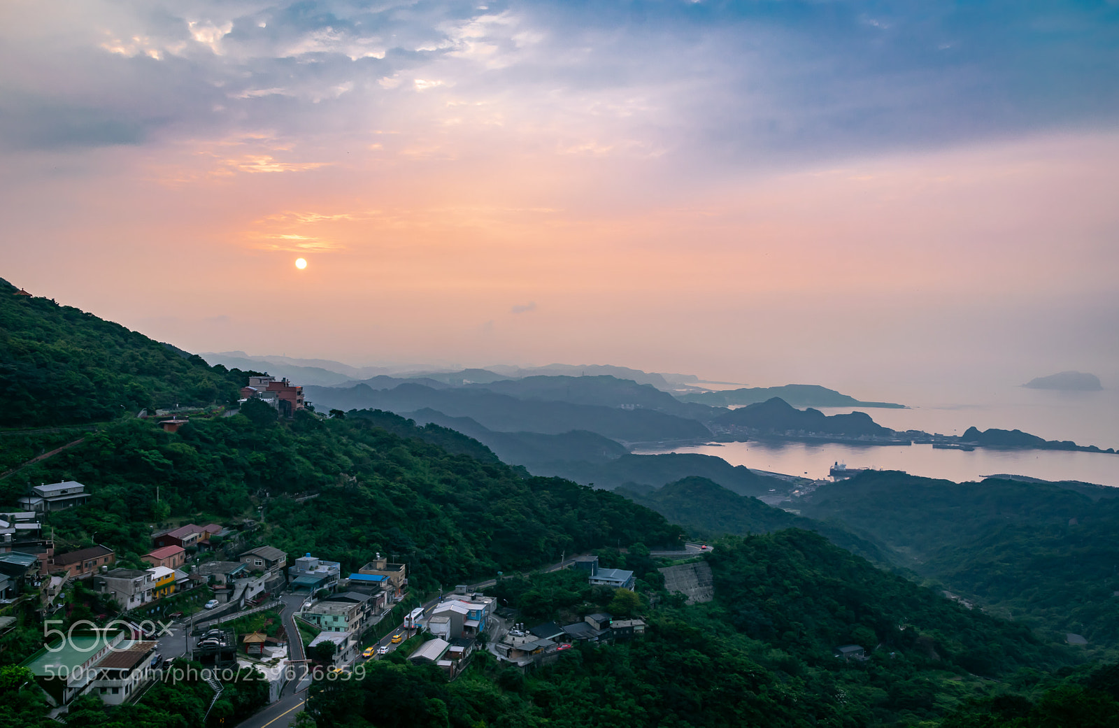 Nikon D5300 sample photo. Sunset in jiufen photography