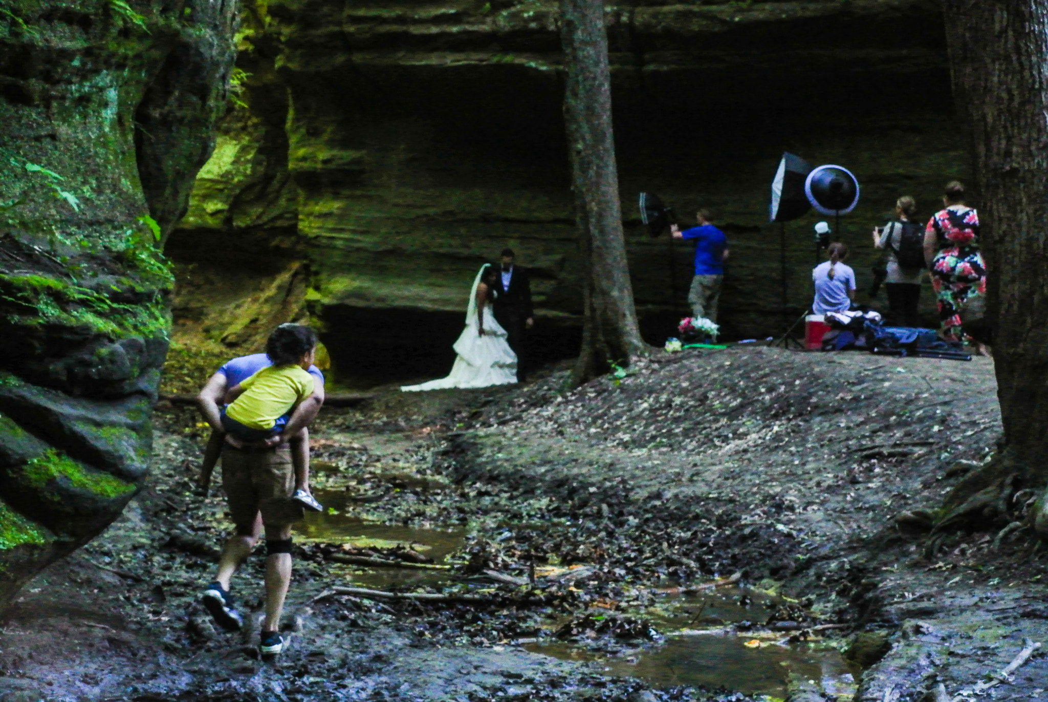 Nikon 1 V1 sample photo. Bride in the mud photography