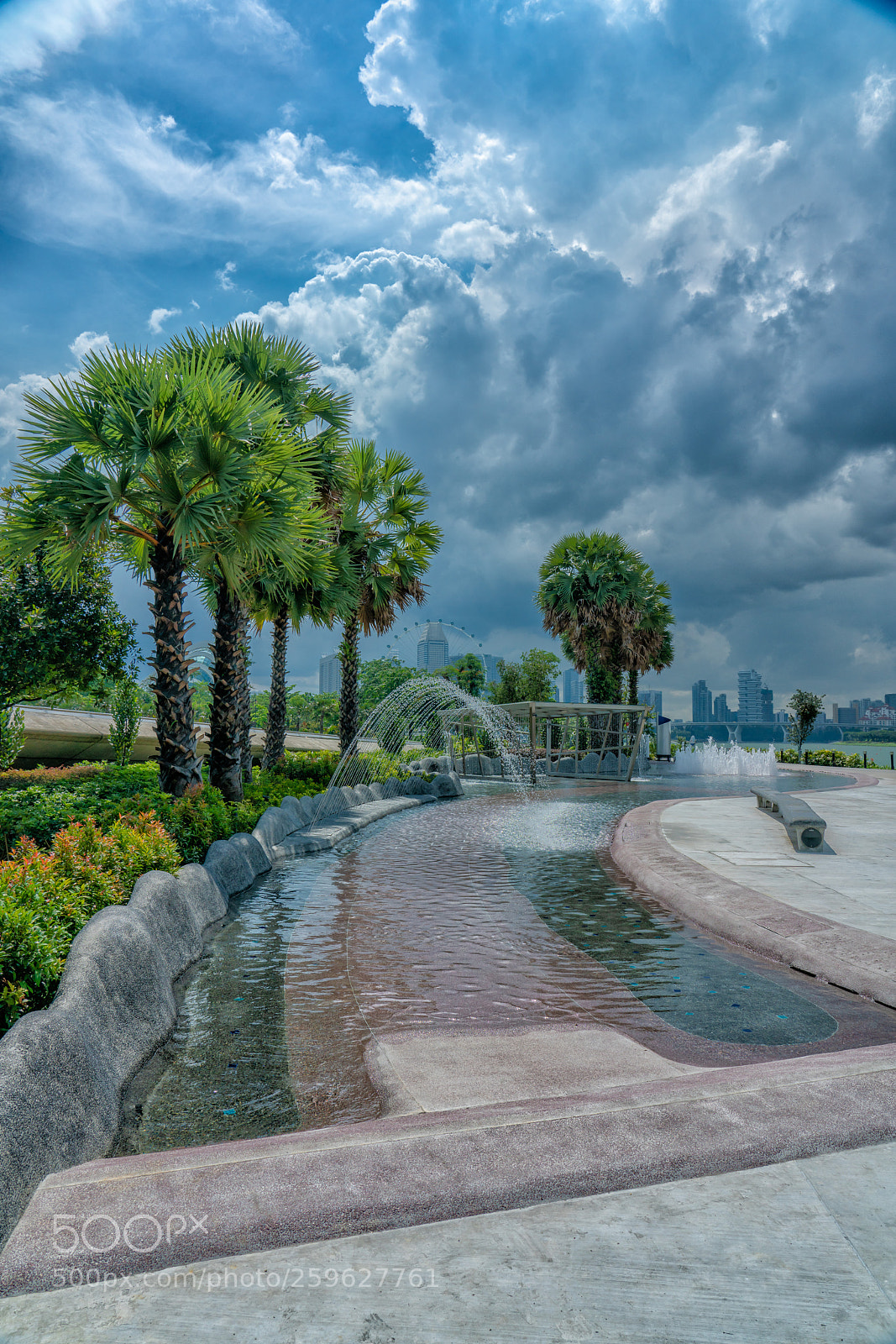 Sony a7R II sample photo. At marina barrage photography