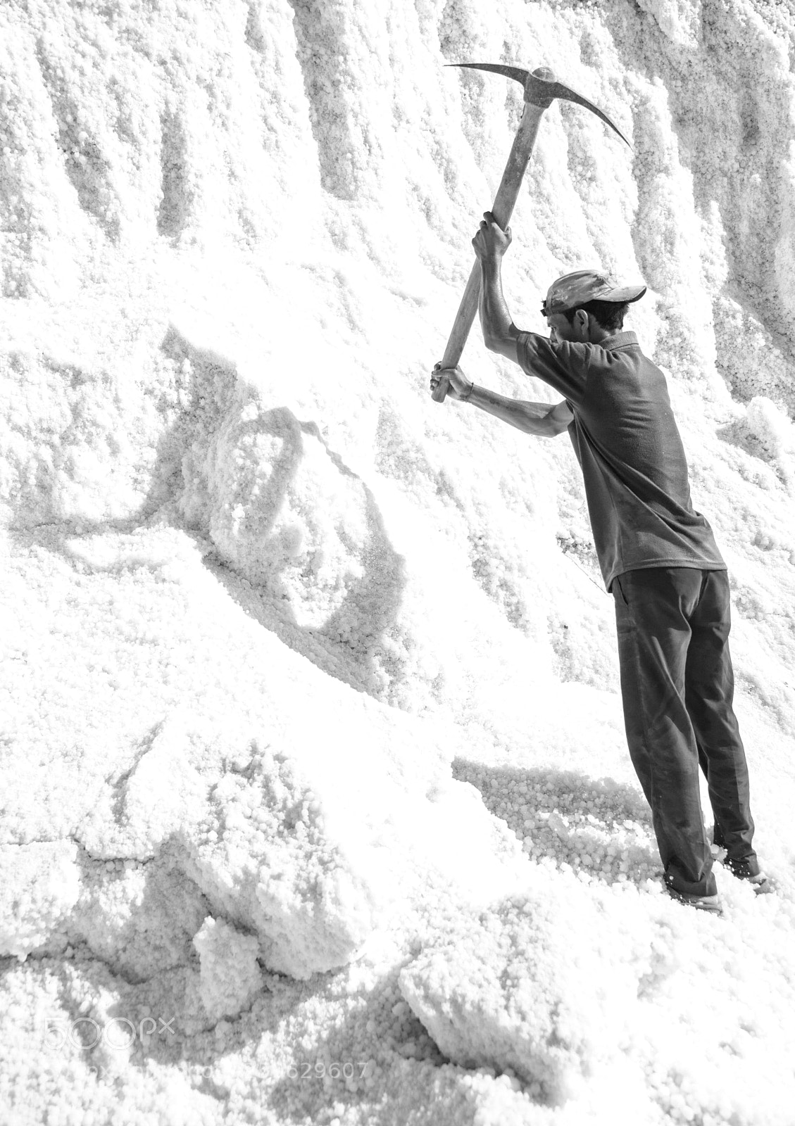 Nikon D800 sample photo. Salt miner photography