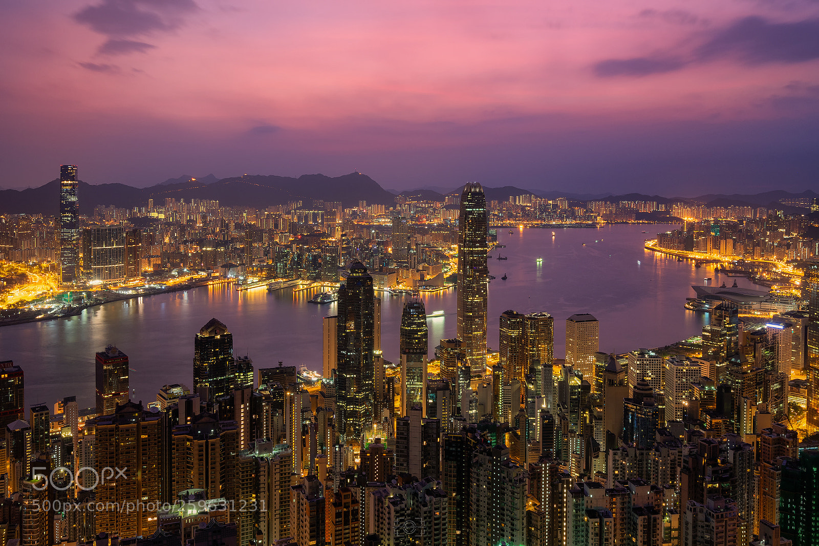Sony a7 II sample photo. Victoria peak view point photography