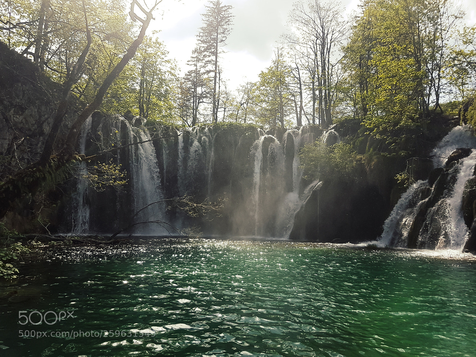 Samsung Galaxy S7 Edge sample photo. Waterfall photography