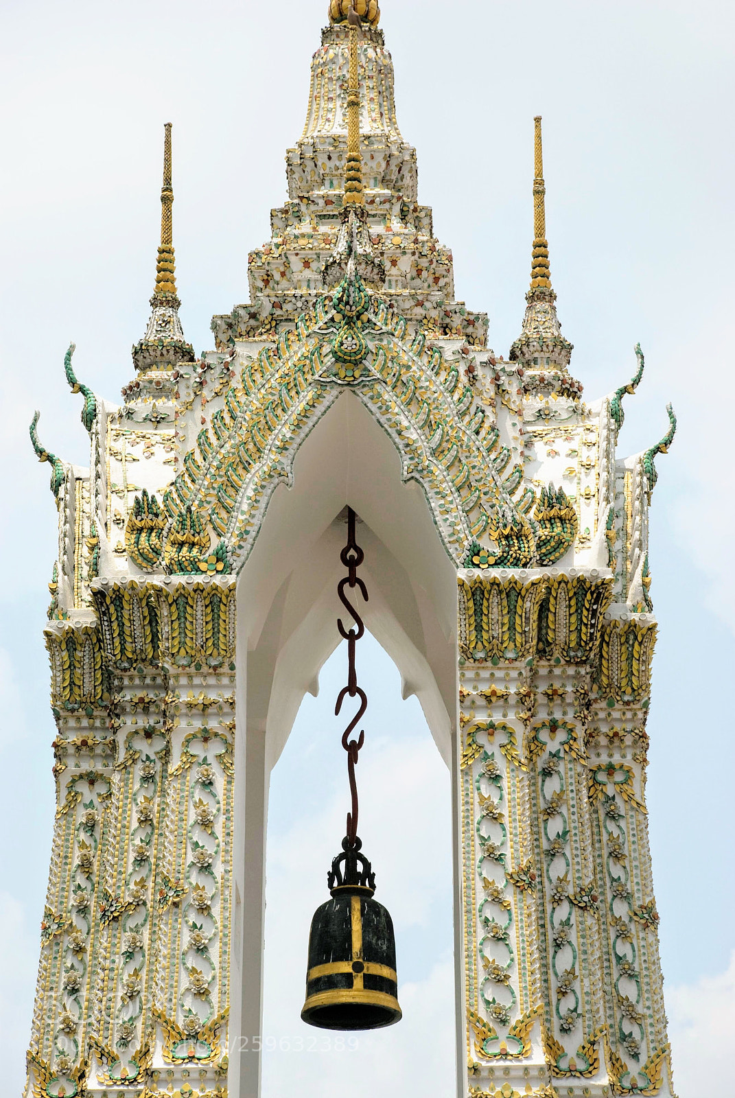 Nikon D80 sample photo. White tower of buddhist photography