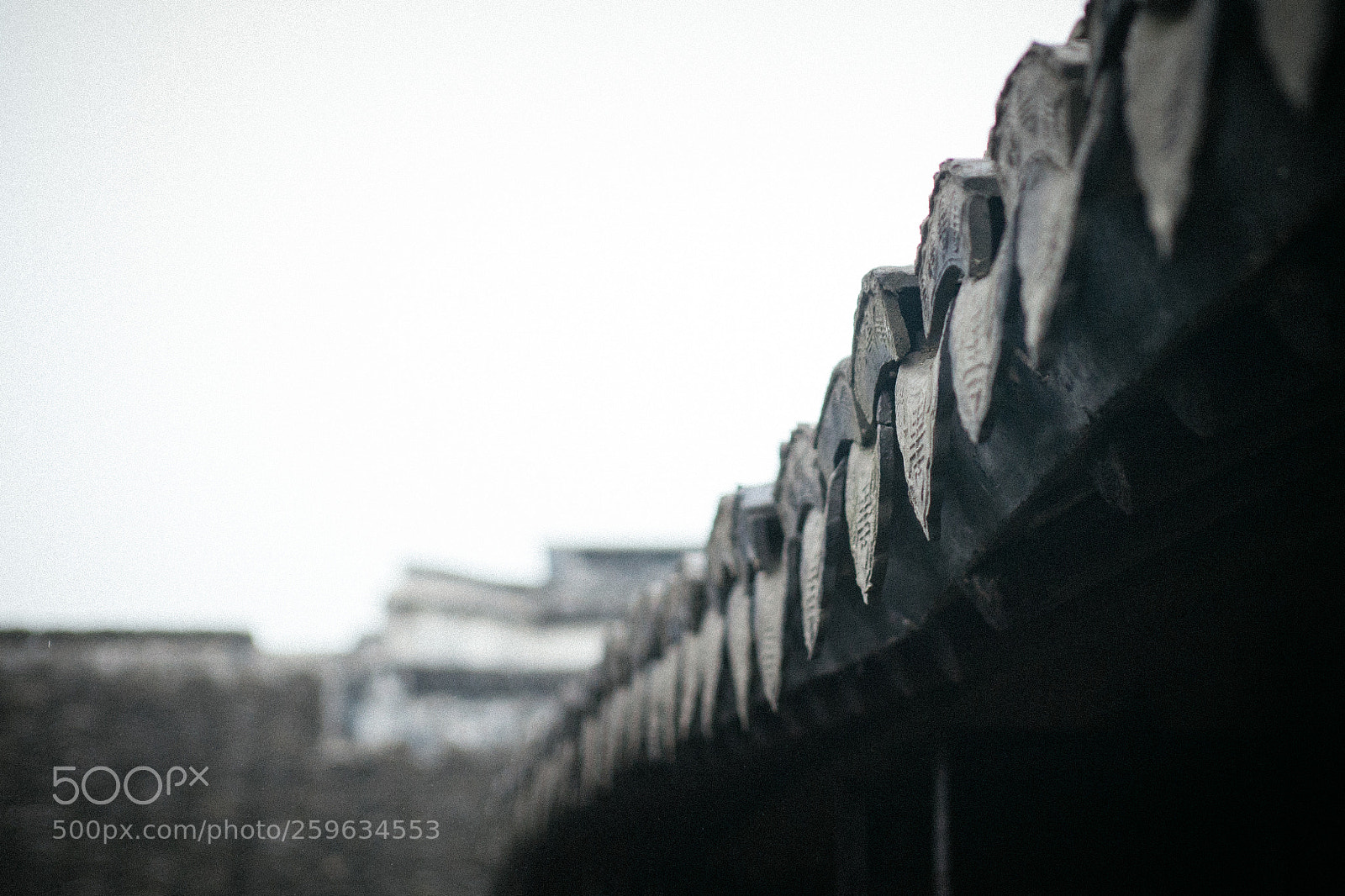 Canon EOS 5D Mark II sample photo. 失色的古镇_2 photography