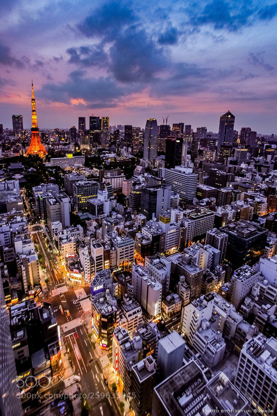 Canon EOS 6D sample photo. Tokyo city lights photography