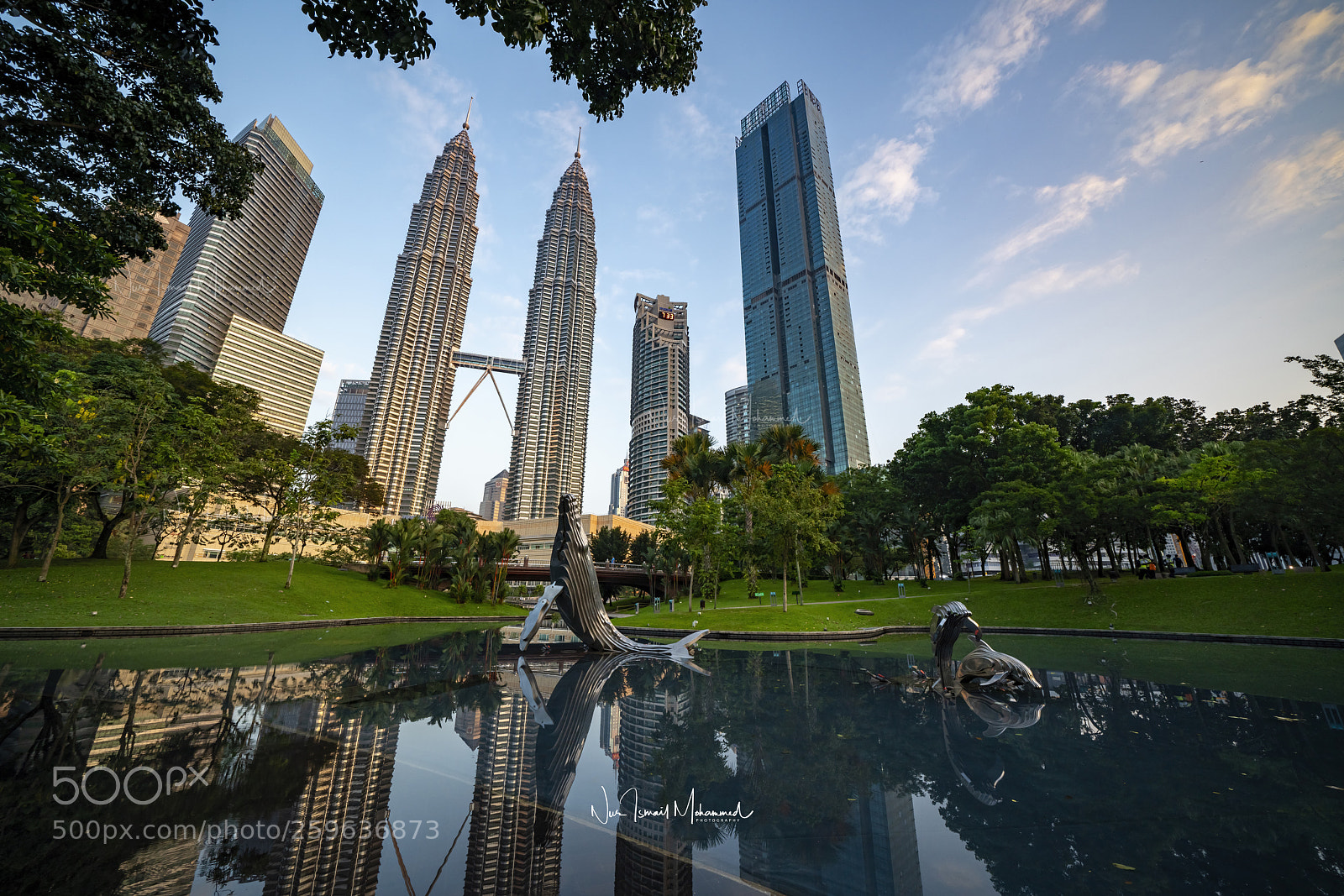 Sony a7R III sample photo. Sunrise at klcc precinct photography